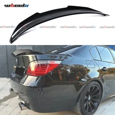 REAR TRUNK SPOILER WING FOR 04-10 BMW E60 525i 530i M5 CARBON HIGHKICK PSM STYLE