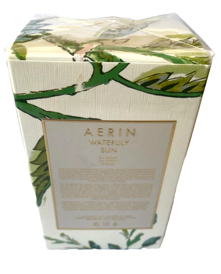 AERIN WATERLILY SUN EAU DE PARFUM SPRAY ATOMIZADOR 1,7 oz/50 ml SELLADO DE FÁBRICA DIFÍCIL DE ENCONTRAR Foto 4 de 4