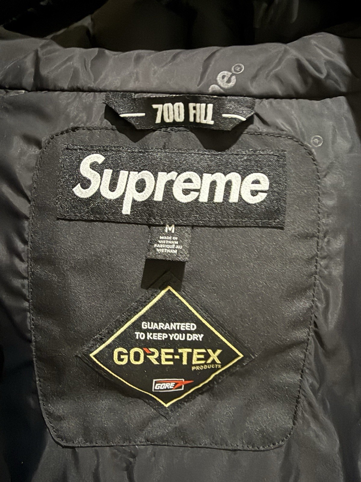 New Supreme gore-tex 700-fill down parka FW23 Black Size M image 6