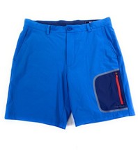 Vineyard Vines Men's Performance Quick Dry Zip Pockets Breaker Short Blue 34