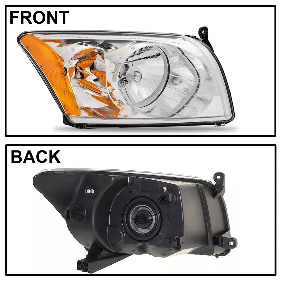 Front Bumper Cover & Headlights With Grille Assembly For 2007-2012 Dodge Caliber Foto 4 de 4