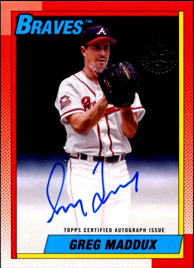 2025 Topps Series 1 - 1990 Topps Baseball Autographs Greg Maddux