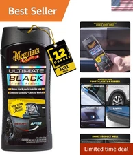 Durable 12oz Black Plastic Restorer – Restore Shine & Protect Against UV Damage