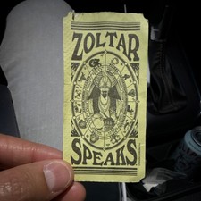 Zoltar Speaks Personaggi Carta Fortuna Unlimited Boulder City Nevada