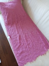 Valentino pink lace floral large shawl stole spring anniversary party flower mad