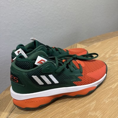 Size 6.5 - adidas Dame 8 PE Low Miami Hurricanes for sale online