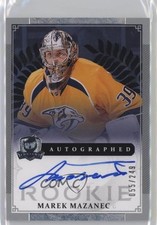 2013-14 Upper Deck The Cup 55/249 Marek Mazanec #99 Rookie Auto RC 2u9