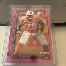 2025 TOPPS CHROME Tristan Wirfs /250