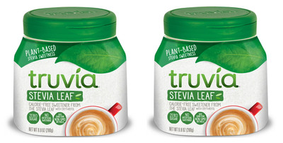 Truvia Calorie-Free Sweetener Jar from The Stevia Leaf, 9.8 oz, 2 packs