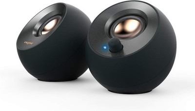 Creative Pebble V2 - Minimalistic 2.0 USB-C Powered Speaker (Black) 