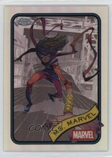 2025 Topps Chrome Marvel Comics Refractor Ms Marvel #130 14yg