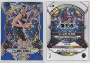 2024-25 Panini Prizm Kaleidoscopic Blue Wave /175 Donovan Clingan #18 Rookie RC