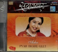 PYAR BHARE GEET - ASHA BHOSLE - HINDI / BOLYWOOD 2 AUDIO CD SET.