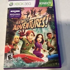 X-BOX 360 KINECT ADVENTURES GAME, KINECT SENSOR REQUIRES