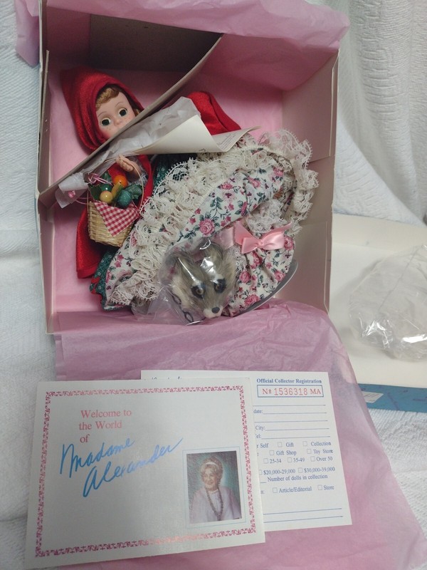 Red Riding Hood -Topsy Turvy#14555 Madame Alexander Doll 8" MIB