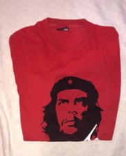 Maglia a mezze maniche del CHE GUEVARA Con Firma Stampata