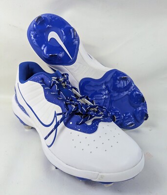 Men\'s Nike Alpha Huarache Varsity 4 Low White/Hyper Royal DJ6516-102 Size 13 NEW Nike Alpha Huarache Varsity 4 Low Mens 7 | Mercari main image 4
