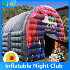 Gazebo quadrato DJ club notturno gonfiabile caldo 15x15x14 piedi sala eventi per festa