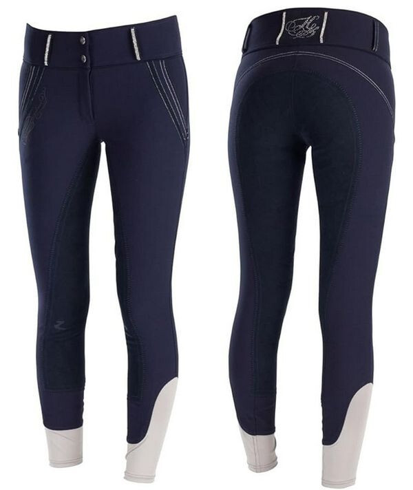 Horze Crescendo Womens Black Celine Breeches Pants SZ 34