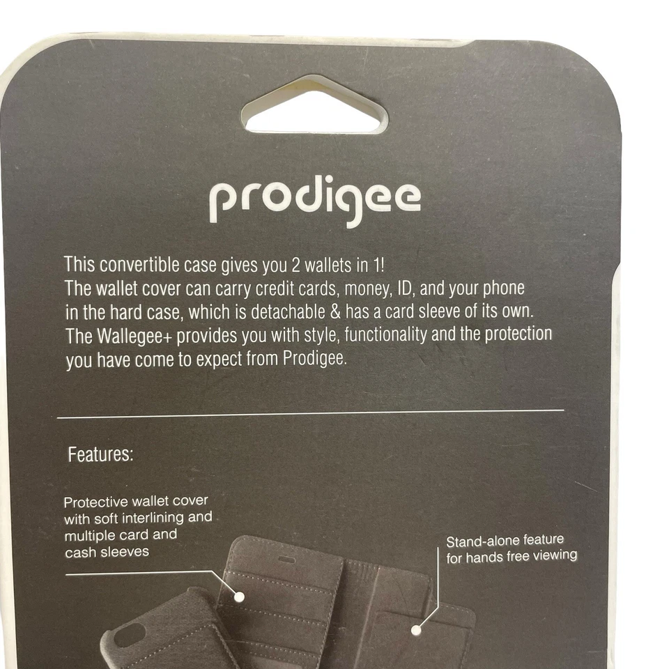 Funda tipo billetera Prodigee Wallegee+ iPhone 6 Plus / 6s Plus cubierta magnética desmontable Foto 4 de 4