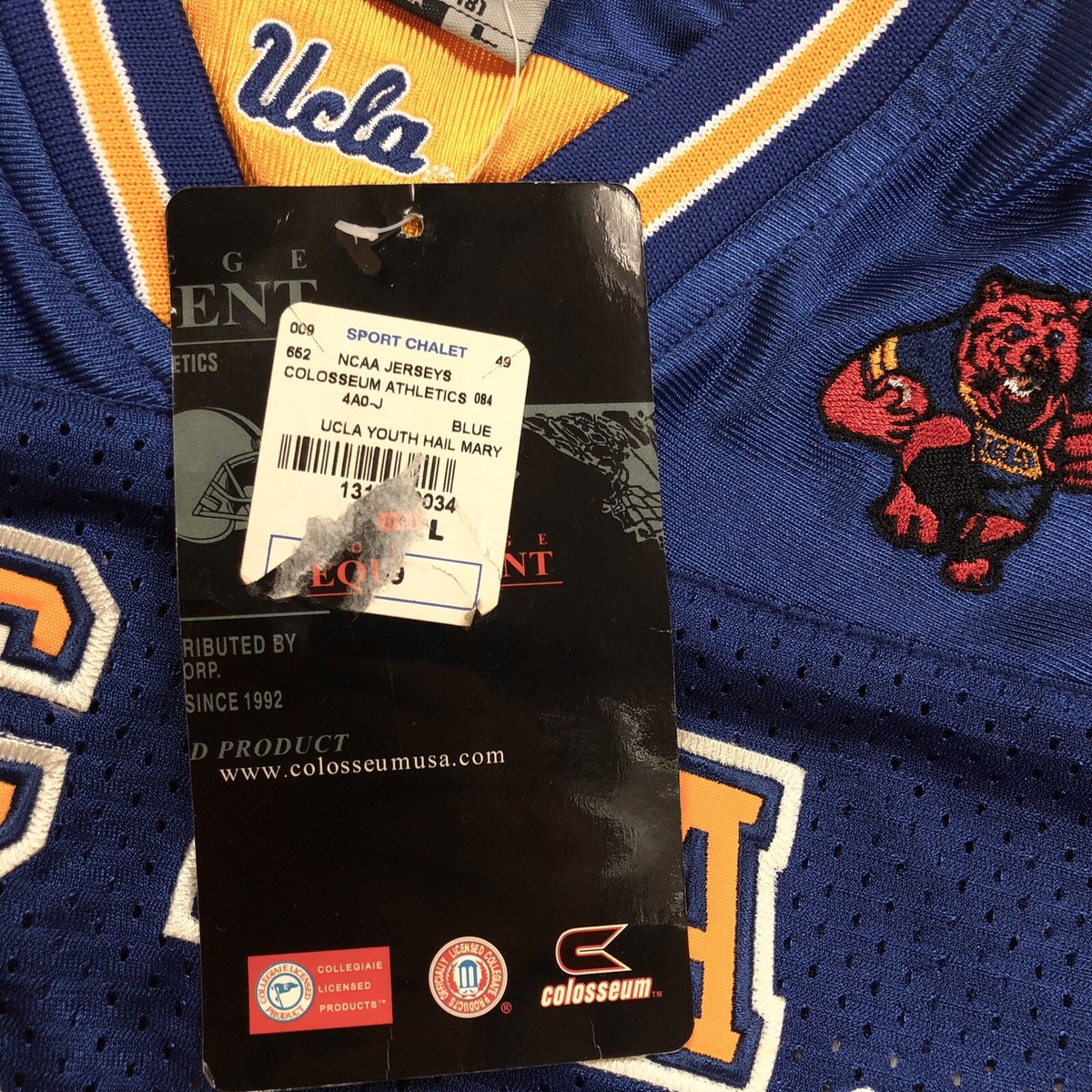 Colosseum UCLA Bruins Youth Jersey #21 Blue Gold Size 16/18