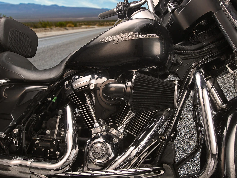 Cone Stage 1 Air Intake Filter For Harley Sportster Iron 883 Roadster 1200 91-22 - Image 3 of 4