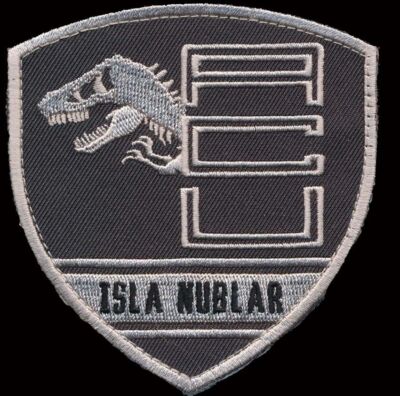 JURASSIC ACU ISLE NUBLER SECURITY DIVISION SHIELD HOOK PATCH (MTJ2)