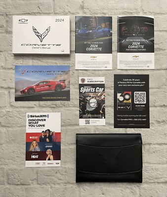 2024 Chevrolet Corvette Owners Manual Coupe & Convertible Z06 E-Ray Z51 Stingray