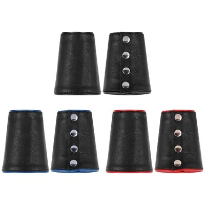 SMART RANGE LEATHER Unisex Biker Stulpe schwarz Rindsleder Echtleder mit Besatz Manschetten Armband