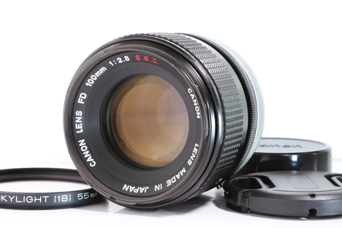 Rear [Mint+++] CANON FD 100mm F2.8 S.S.C. 
