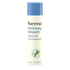 Aveeno POSITIVELY SMOOTH Moisturizing Shave Gel w/ Soy & Aloe  7 oz (198g) |UK|