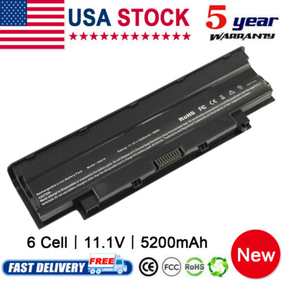 6Cell Battery N4010 FOR Dell Inspiron 13R 14R 17R N4050 N5010 N7010 04YRJH J1KND