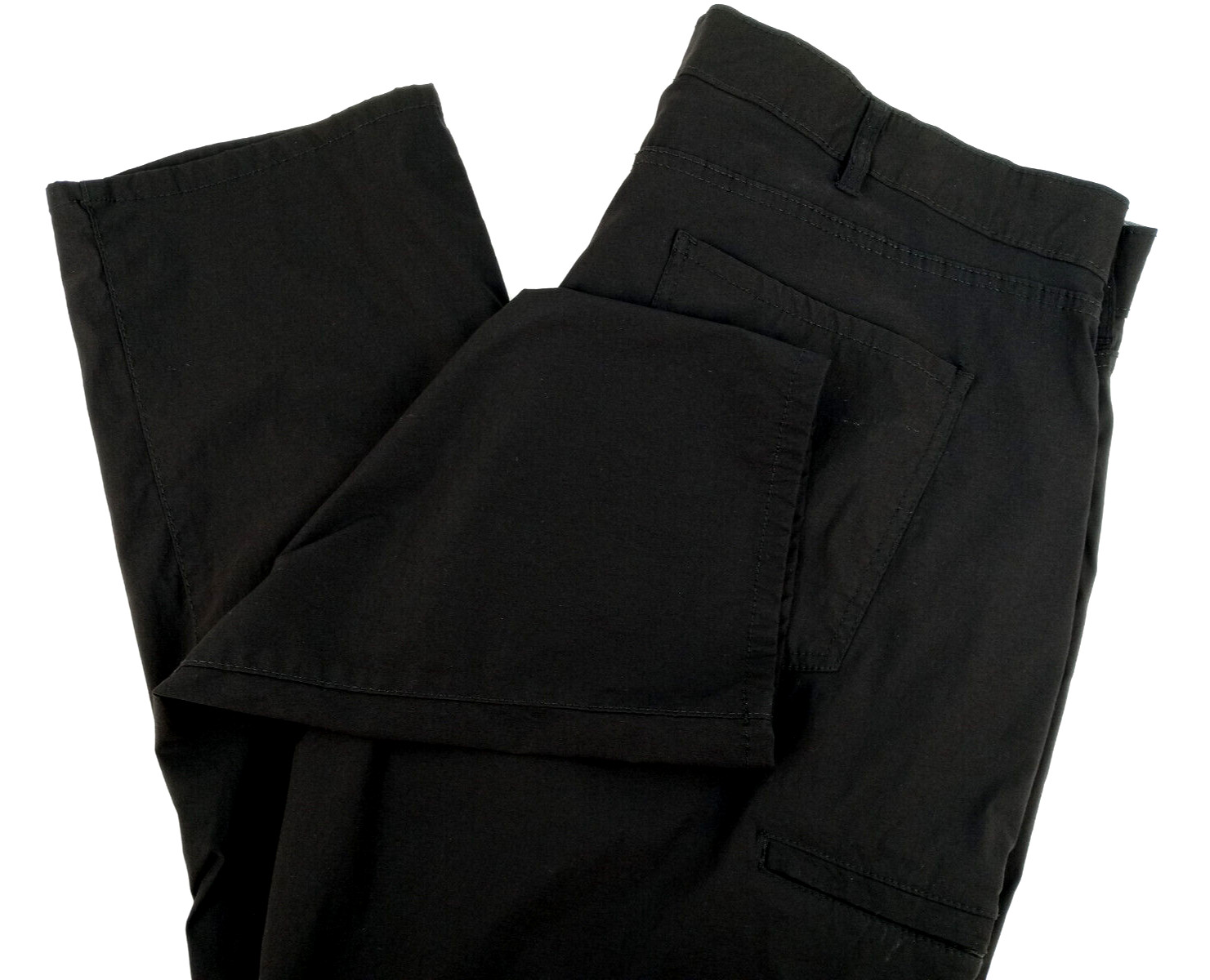 MEMBERS MARK Straight Fit Mens Black Denali Pants Tag… Gem