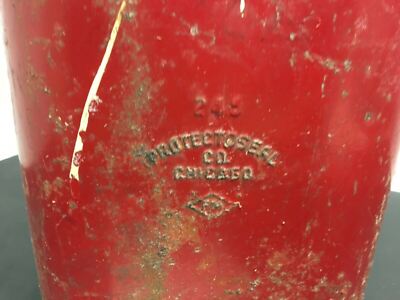 Vintage Protectoseal CO. Chicago Safety Can No. 245 One Gallon Oil