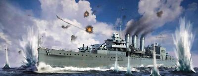 Trumpeter 06734 HMS CORNWALL Plastic Model Kit 1/700