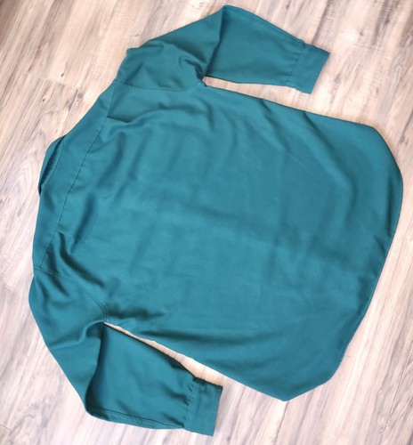 Vintage Cabelas Shirt Mens XL Green Heavy Polyester Button Up Made in USA Warm - Picture 15 of 17