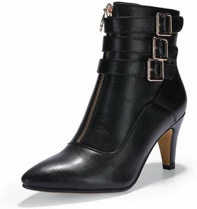 3 inch black booties