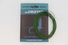 NIRVANA theDRIFTER Furled Leader (FLOATING Dry Fly Leader) No treatment needed