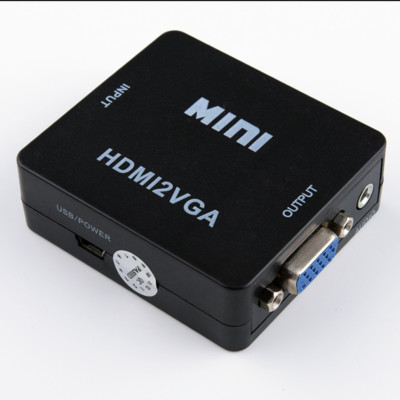 HDMI2VGA Video Audio to HDMI HDMI to VGA HD Adapter Converter Mini Jack 3.5