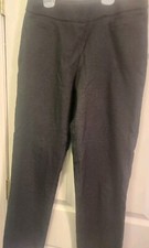 Liz Claiborne "Career" Ladies Pants 8 Black Straight Leg