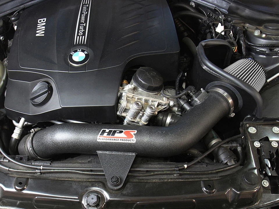 Kit de admisión de aire HPS Shortram para BMW 14-16 M235i F22 3,0 L Turbo N55 POLISH 15 Foto 2 de 3