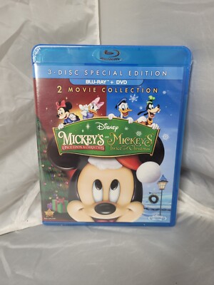 Mickeys Once Upon a Christmas/Mickeys Twice Upon a Christmas (Blu-ray Disc,...