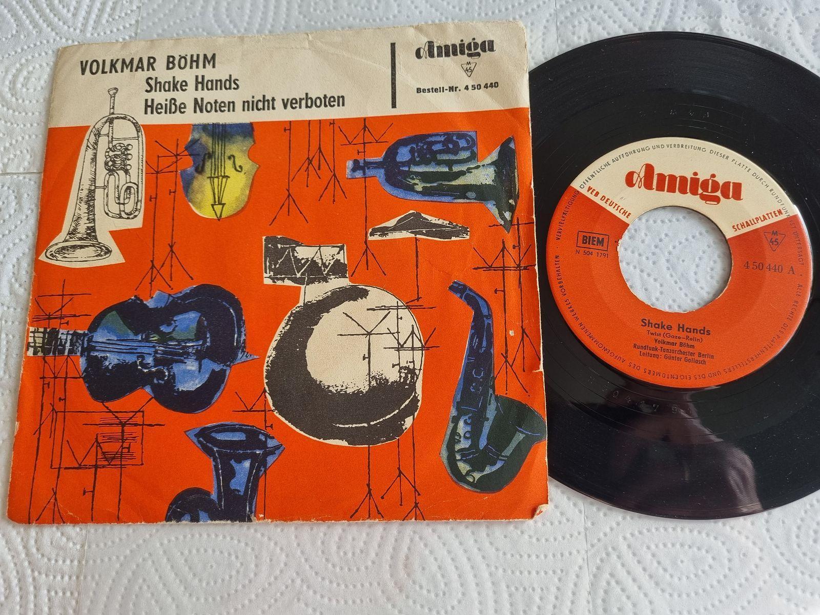 7"" Single Volkmar Böhm - Shake hands Vinyl Amiga