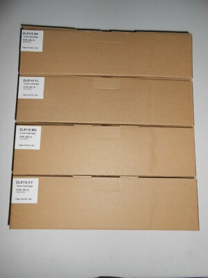 NEW Dell 5110 Cyan Magenta Yellow Black Color Toner Cartridge Set High Yield