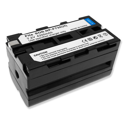 4200mAh New Battery For Sony NP-F750 NP-F730 NP-F730H Camcorder DCR-VX1000 2000