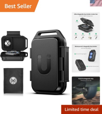 KEYTALK 袋 Magnetic Key Holder with Signal-Blocking Pouch: Waterproof Key Box