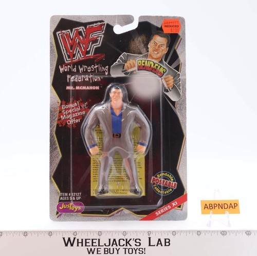 Mr. McMahon #3 Bend-Ems WWF 1999 Just Toys Wrestli...