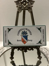 Set Of 3 Vintage Caswell Massey Greenbriar Bath Soap Bar Cakes