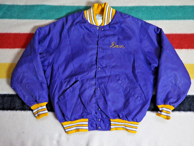 【レア】80s Delong Rams LINDA SATIN JKT USA レア】80s Delong Rams LINDA SATIN JKT USA VTG 80s NEW YORK