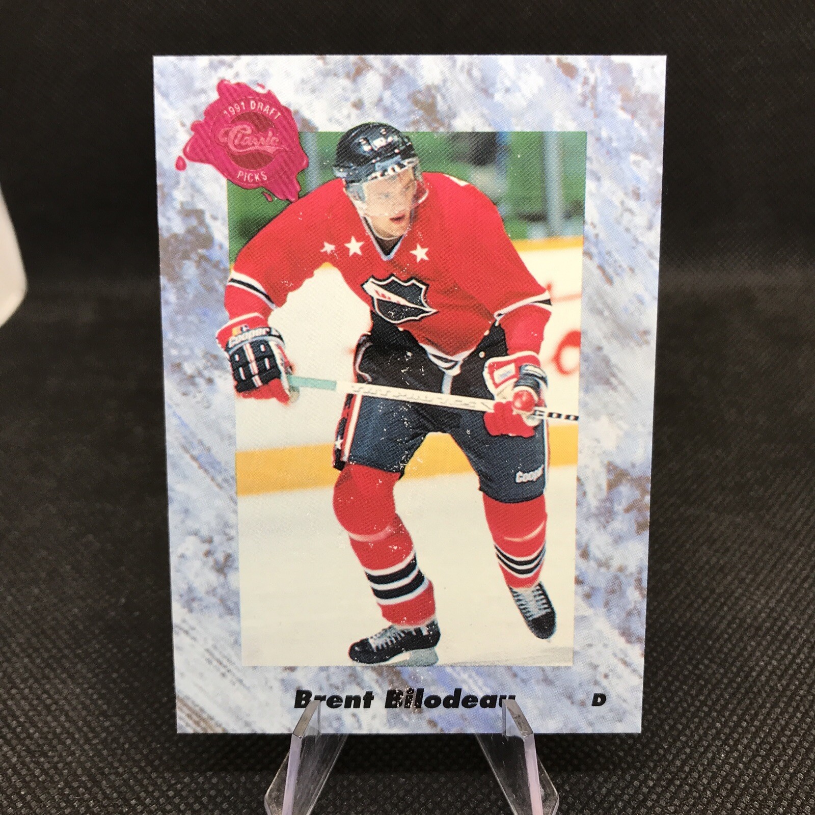 1991 Classic Four Sport Draft Picks BRENT BILODEAU Montreal Canadiens NHL #14